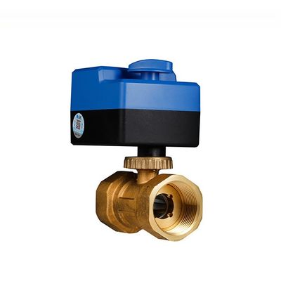 220V Consumo de energía 2 Válvula de latón para aire acondicionado PVC válvula de bola motorizada
