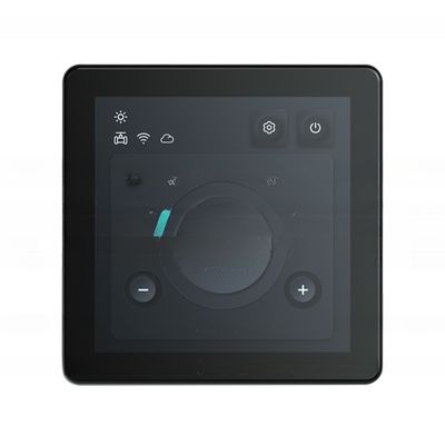 Unidad de aire acondicionado sin escobillas con pantalla de color Termostato programable con operación táctil