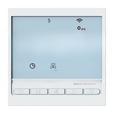 Termostato inteligente de control de habitaciones con pantalla táctil acrílica y rango de entorno de trabajo