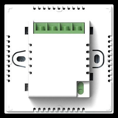 Termostato inteligente de control de habitaciones con pantalla táctil acrílica y rango de entorno de trabajo