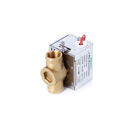 Motor de la unidad de la bobina del ventilador de retorno de resorte con válvula de zona de latón de control automático de 3 vías