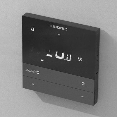 Pantalla táctil agua calefacción por suelo sala de calor termostato tipo de piano botón carga máxima 3A agua
