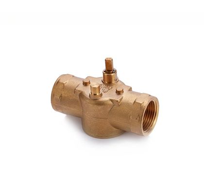 Motor de la unidad de la bobina del ventilador de retorno de resorte con válvula de zona de latón de control automático de 3 vías