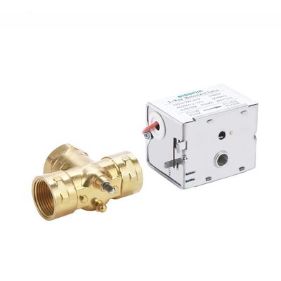 2/3 Válvula de zona motorizada de resorte de retorno para control de agua y puerta eléctrica accionada