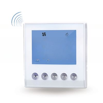 24VAC/110VAC/220VAC Display LCD Wifi programable bajo la sala de calefacción por suelo Termostato compatible