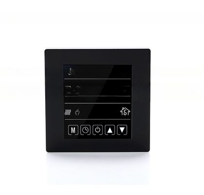 0.5C Precisión de visualización Blanco Termostato de habitación WiFi programable HVAC para calefacción por suelo