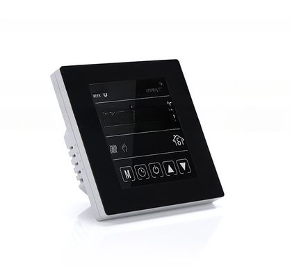 Dos tubos/cuatro tubos de pantalla táctil termostato HVAC programable con controlador de ventilador ajustable