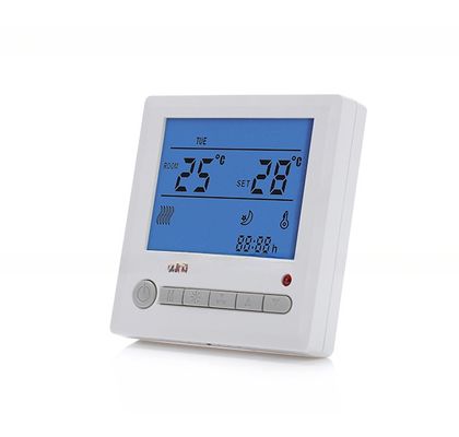 Termostato digital de calefacción por suelo con sensor externo y rango de temperatura de 5-35C