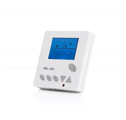 AC806 Termostato de sala HVAC 0.5C Precisión de visualización Carga máxima 2A Dispositivos