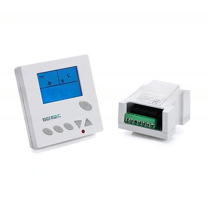 AC806 Termostato de sala HVAC 0.5C Precisión de visualización Carga máxima 2A Dispositivos