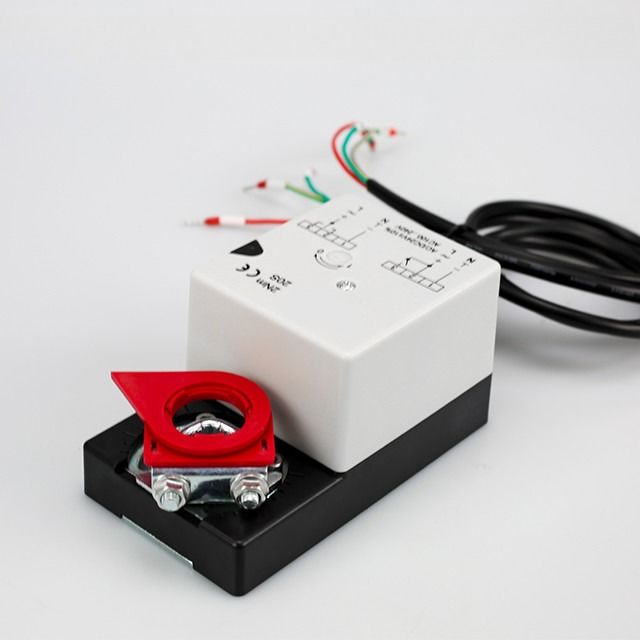 Actuador de amortiguadores de control de aire de rotación seleccionable de 24V 6Nm para HVAC y sistema de máquinas