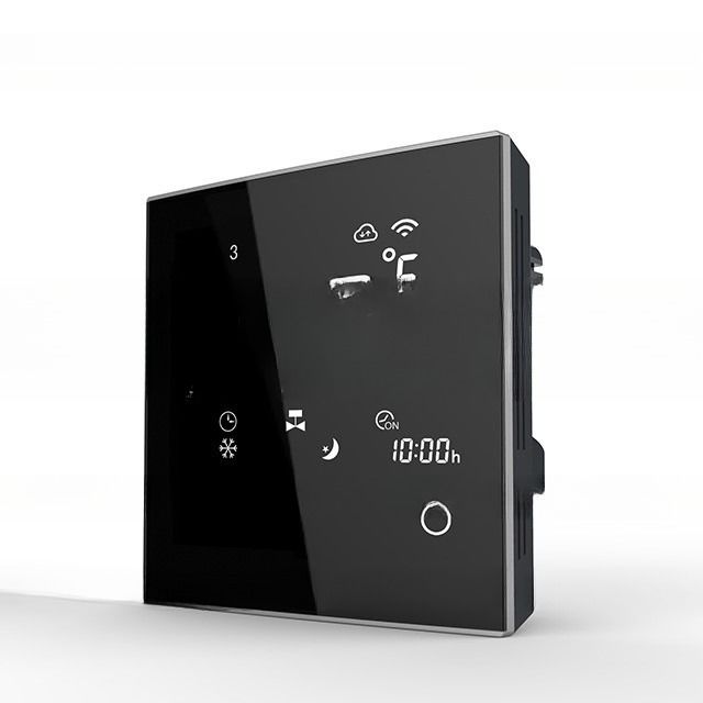 Acrilico con pantalla táctil LCD termostato WiFi para control inteligente de la temperatura de la habitación 100-240VAC