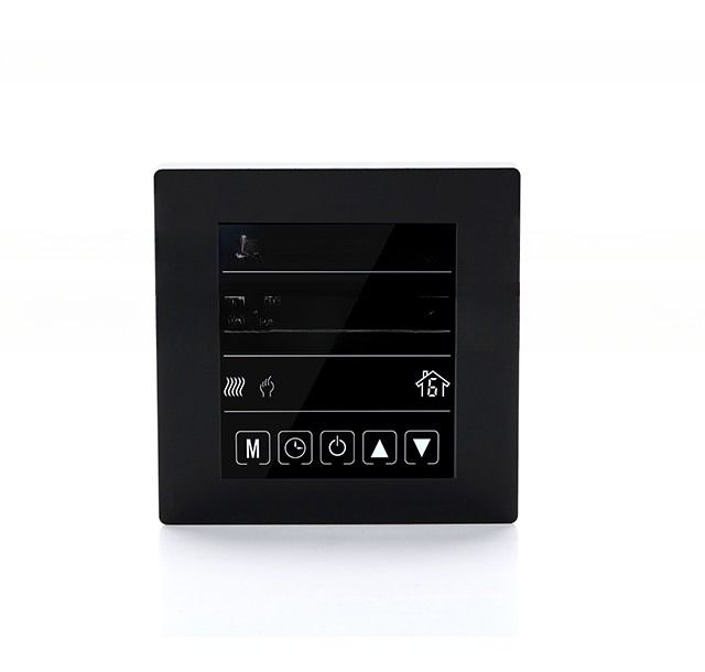 0.5C Precisión de visualización Blanco Termostato de habitación WiFi programable HVAC para calefacción por suelo